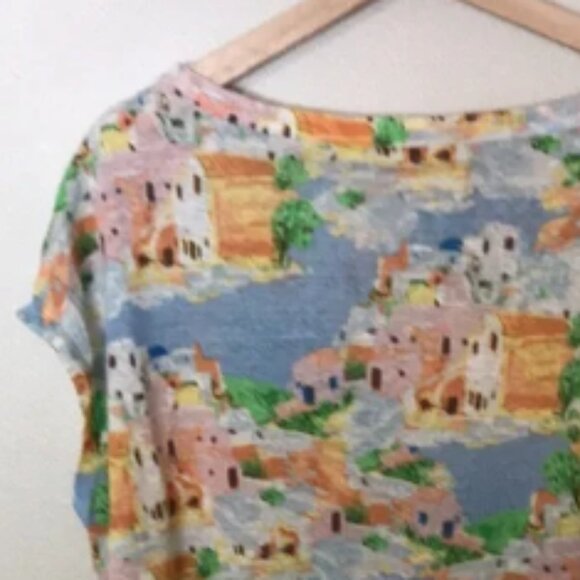 NEW Cynthia Rowley 100% Linen Top - Picture 6 of 7